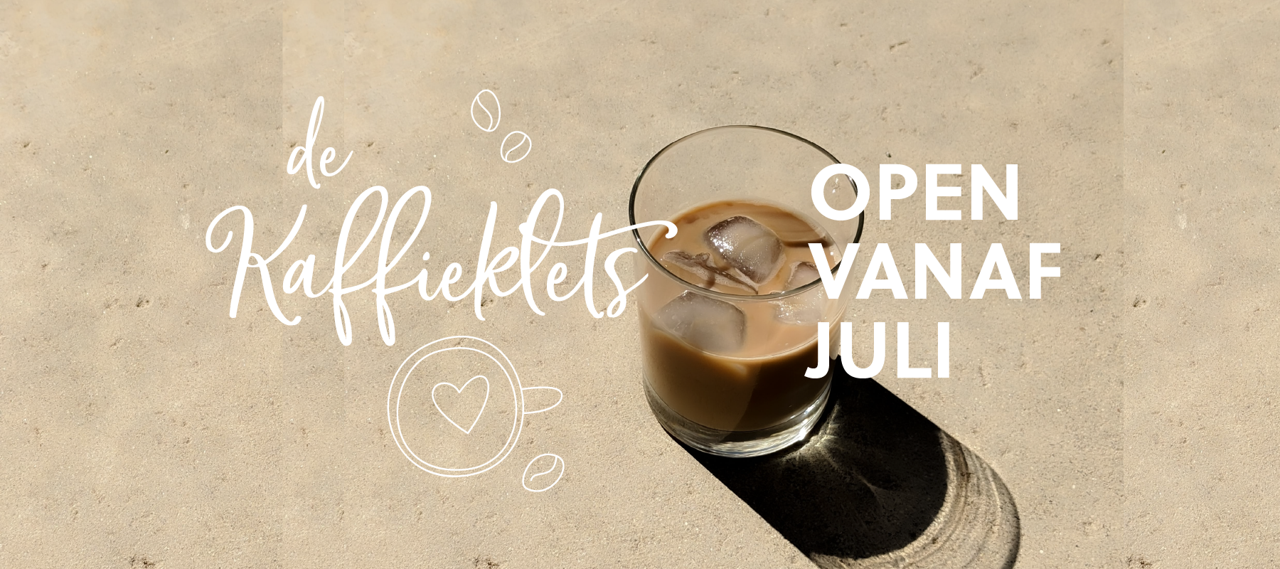 de kaffieklets, binnenkort open...